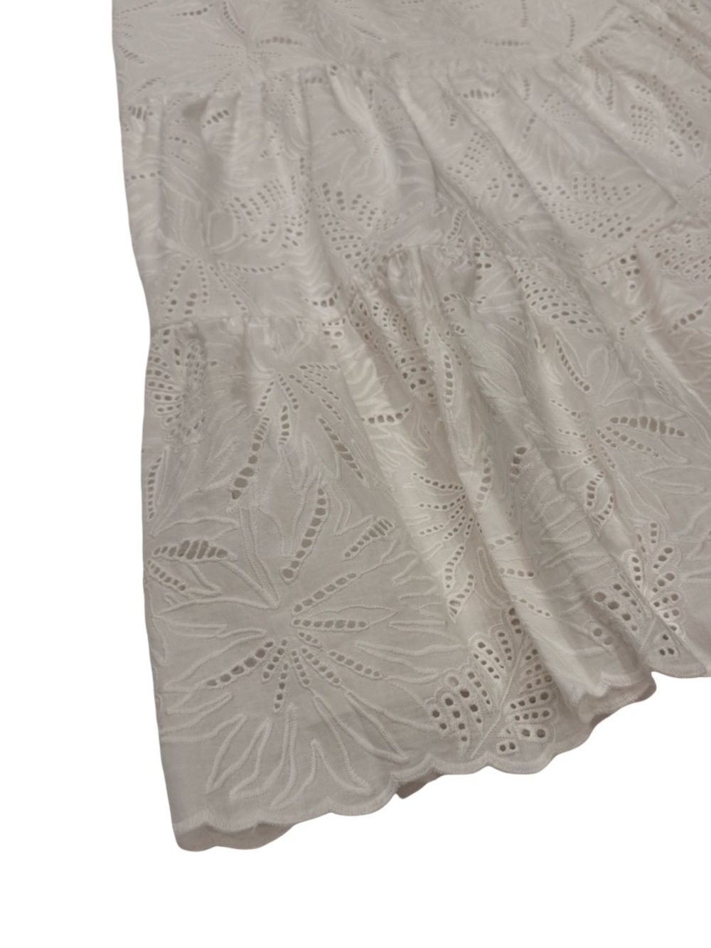 Michael Kors White Eyelet Tiered Sundress - Picture 7 of 11